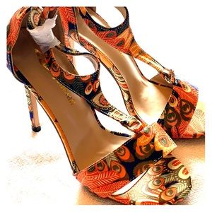 Blue & Orange Heels